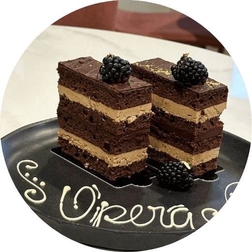 Illustrative image of the Opera Cake