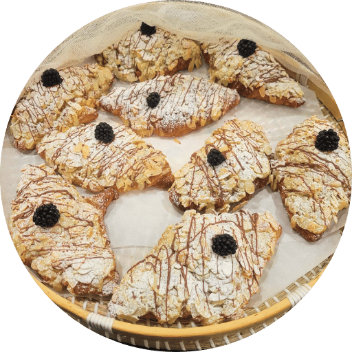 Illustrative image of the Almond Croissant