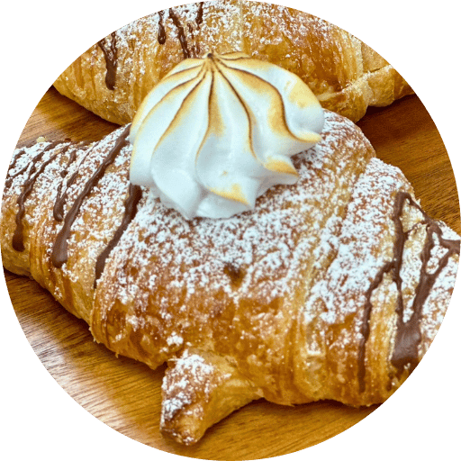 Illustrative image of the Lemon Cream Croissant