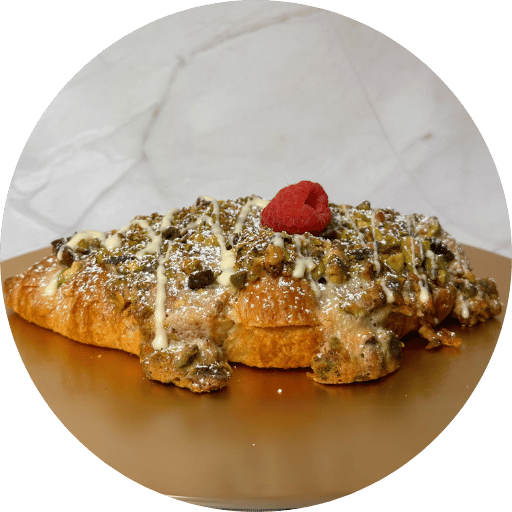 Illustrative image of the Almond Pistachio Croissant