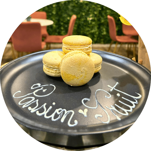 Illustrative image of the Passion Fruit Macaron